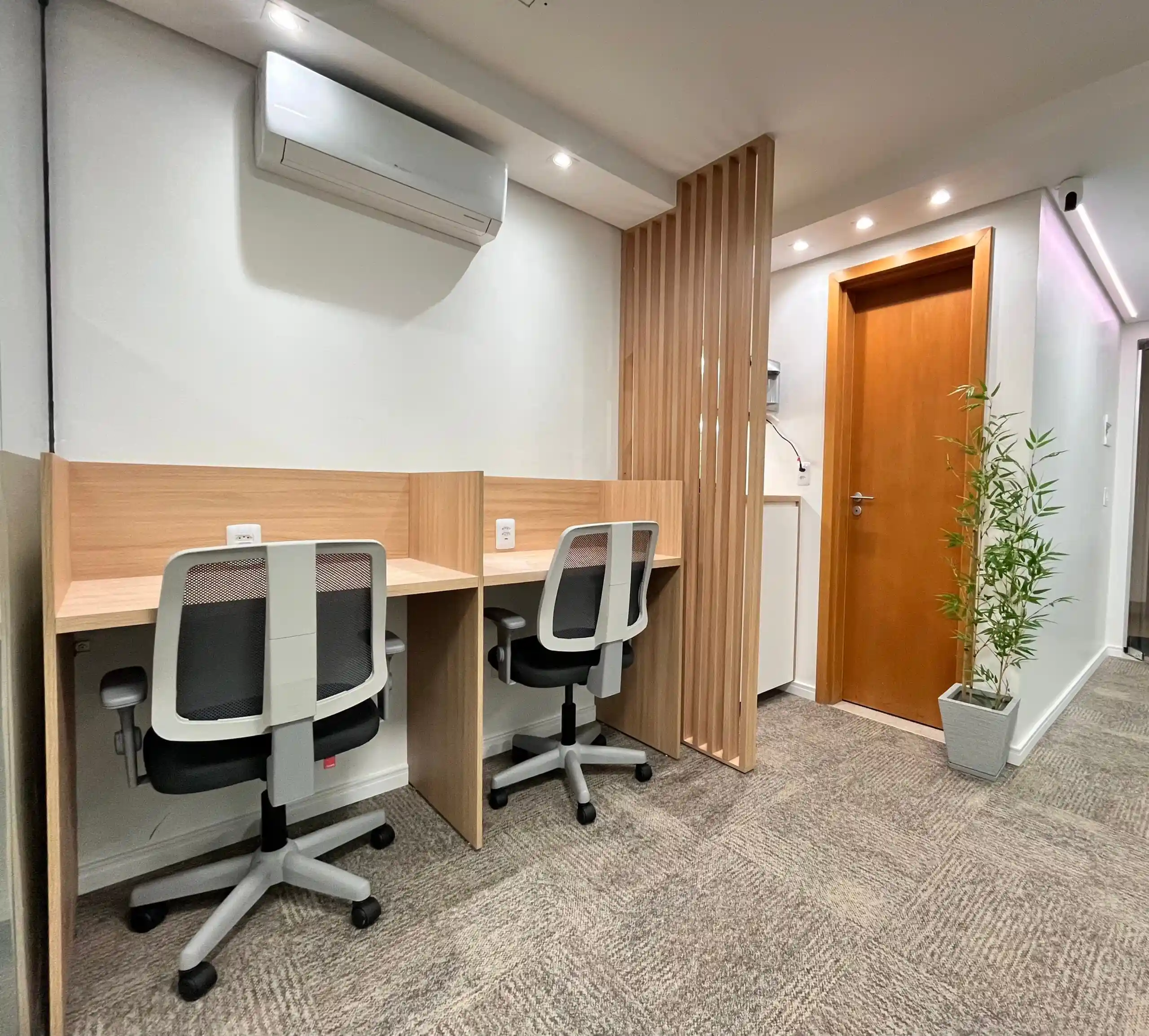 Espaço de trabalho da unidade iSpaces Brasília